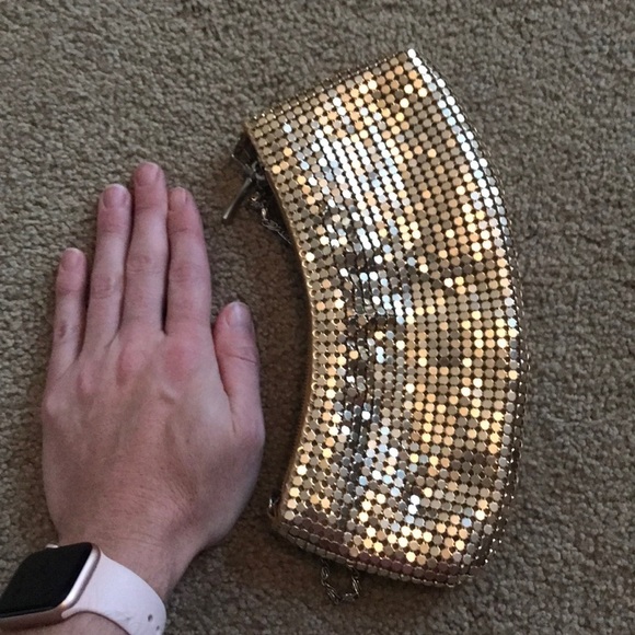 Pretty Gold Sparkly Clutch for A Night Out - Picture 4 of 5
